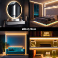 Natural/Warm Tube Light Flexible LED Waterproof Strip Neon COB Light Adjustable 220VLED Dimmer Switch Plug Kit 288 High Gloss White. 