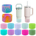Silicone Silicone Boot Easy To Clean 2.95in 40oz Tumbler Sleeve 7.5cm Flexible Bottle Bumper for Outdoor Activities Gym Use. 