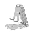 Aluminum Alloy Phone Holder for iPhone 13Pro Xiaomi mi 9 Metal Phone Holder Foldable Phone Holder Desktop for iPhone 12 11 XS. 