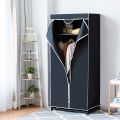 Single Shelf Fabric Cover Storage Organizer Wardrobe. 