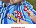 UNO H2O Card Game - Waterproof and Pressure Proof PVC Plastic Transparent Playing Card Set (108Pcs/Set). 