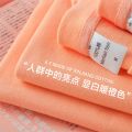 Cantaloupe Color Short Sleeve T T-shirt Women's Candy Orange Grapefruit Color Cream Orange Pumpkin-Orange White Half Sleeve Top Men's Summer. 