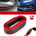 Samuari Car Lip kit -Carbon Fibre with Red line. 