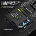 Lereach for Motorola MOTO E22 / E22i Antiskid Bracket Shockproof Back Cover, Triangular stria Armor Phone Case. 