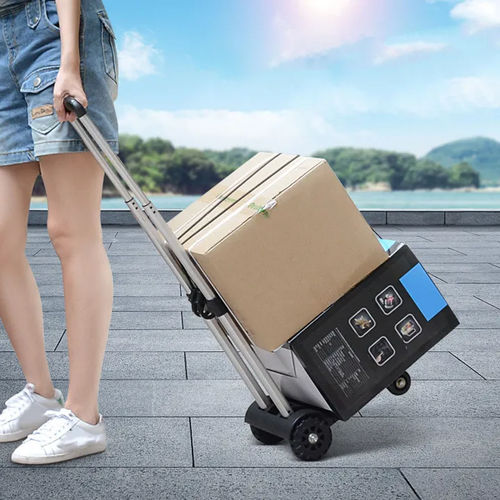 Portable%20Foldable%20Dolly%20Cart%20With%20Retractable%20Handle%20Wheels%20Aluminum%20Alloy%20-%20Image%204