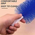 Flexible Fan Dusting Brush, Non-Disassembly Fan Cleaning Brush, Bendable Multi-Purpose Crevice Brush, Microfiber Duster, for Sewer, Screen Window, Blinds, Various Small Gap, Clean Gap Easily. 