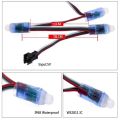 400Pcs 4M/6.5Meter DC5V WS2811 Full Color LED Pixel Light Module 12mm 15cm Wires IP68 Waterproof RGB Digital LED Strings. 