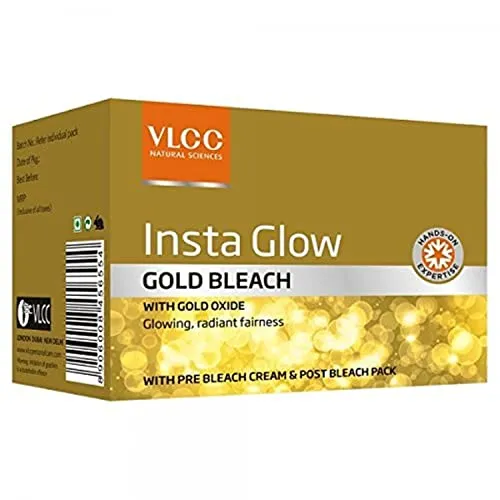 VLCC Insta Glow Gold Bleach Pack of 2(FROM INDIA)JEZ