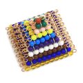 Baby Montessori Stair Square 1 to 10 Early Learning Brinquedos Juguetes. 