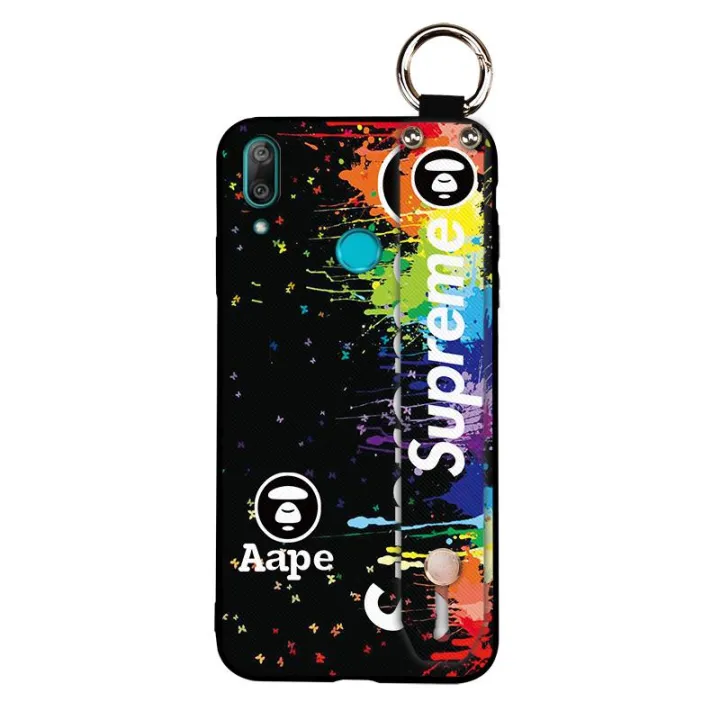 Lanyard%20Wrist%20Strap%20Phone%20Case%20For%20Huawei%20Y7%202019/Y7%20Prime%202019%20protective%20Wristband%20Durable%20Kickstand%20Waterproof%20ring%20-%20Image%205