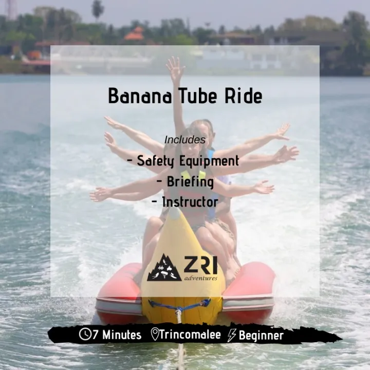 Trincomalee - Banana Tube Riding - Per Person (Min 2 Pax)