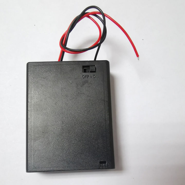 1pcs/lot%20Plastic%204%20Aaa%20Case%20Holder%20Storage%20Plastic%20Box%20Spring%20Clip%20Black%20Red%20Wire%20Leads%20With%20Cover%20Switch%20-%20Image%206