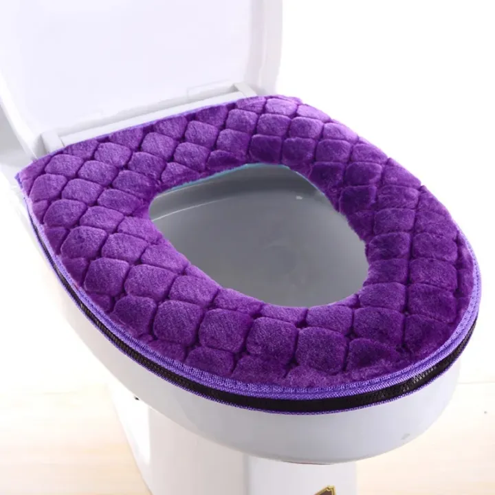 Toilet%20Cover%20Plush%20Seat%20Cover%20Models%20Waterproof%20Universal%20Model%20Toilet%20Ring%20Washable%20Zipper%20Bathroom%20Mat%20Decorative%20Toilet%20Seat%20-%20Image%204