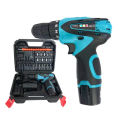 LIDUO Cordless Drill Driver 12V/21V/36V Power Screwdriver with LED Light, Compatible with Masonry & Plastic Surfaces. 