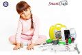 Smart craft Ultimate Kid Chef Bring along Kitchen Cooking Suitcase (27 Pieces) Luxury Kitchen Set Cooking Toy with Briefcase and Accessories Plastic Kitchen Food Play Set for Girls & Boys. 