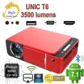 Projector T6 WiFi Projector 3500 Lumens Home Theater Gaming Projector HD 1080P. 