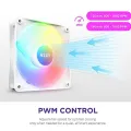 NZXT F120 RGB CORE - 120MM HUB-MOUNTED RGB FAN - SINGLE PACK (WHITE) RF-C12SF-W1. 