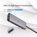 SSK SC202 8 in 1 USB C HUB Type C Multiport Adapter with 4K HDMI USB 3.0 Ports USB 2.0 Port SD/TF Card Reader PD3.0 Dock suitable for MacBook HUB. 