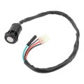ATV Ignition Switch Durable Direct Replace 4 Wire Ignition Key Switch for Sportrax 400 400EX 2x4. 
