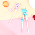 Cartoon Animal Head Chopsticks Children Eating Training Baby Learning Chopsticks Dounp. 