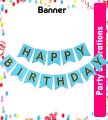 Bunting Banner HAPPY BIRTHDAY Letter Flag Banner multi colors. 