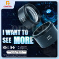 RELIFE 0.5X 0.7X Trinocular Stereo Zoom Microscope Barlow Glass Lens Thread 48mm Microscope Auxiliary Lens Objective Glass Lens. 