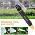 Water Gun High Pressure Car Wash Water Gun Garden Water Hose Nozzle 4 Spray Patterns for Car and Pet Cleaning / Lawn Garden. 