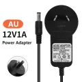 12V 1A Power Supply 100-240V AC to DC 12volt 1000mA 12W Adapter Power Cord DC 5.5 * 2.5 mm Tip for LED light strips CCTV Routers. 
