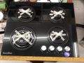 EURO Star 4 Burner Glass Top Gas Cooker High/Premium Quality with 1 year Company Warranty. 