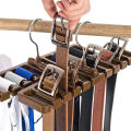 10 Slot Tie Belt Hanger Wardrobe Belt Rotating Organizer Rack Multifuctional Scarf Hanger Home Closet Storage Holder. 