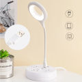 Ready Stock Portable USB Desk Lamp, Flexible Ring Desk Lamp, Reading Night Light In The Study Room, Eye Protection Lighting. 