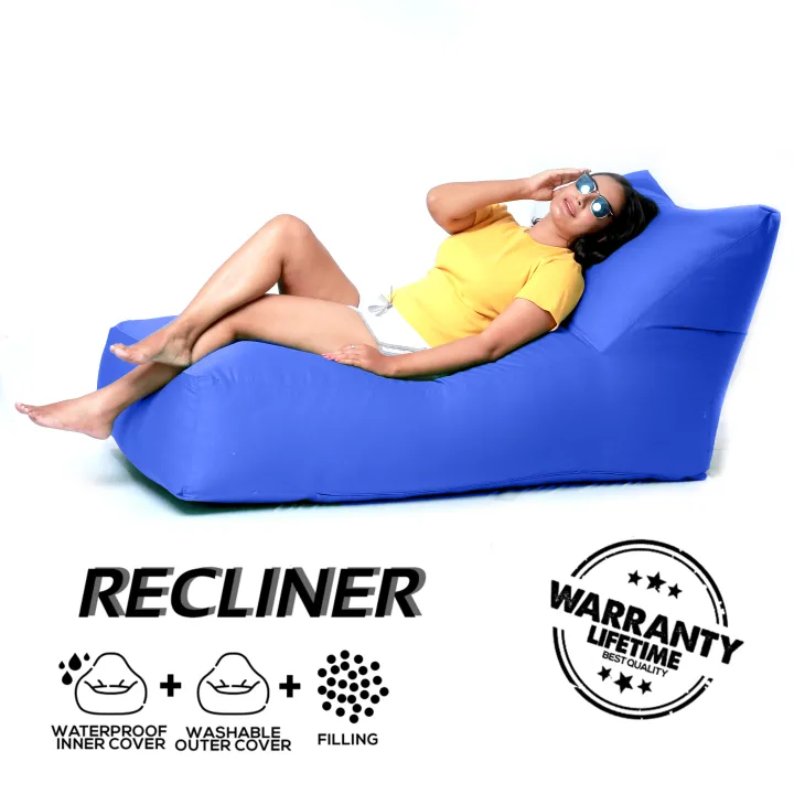 Pool Recliner Fabric Beanbag