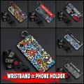 Dirt-resistant protective Phone Case For Samsung Galaxy A03 Core/SM-A032F Fashion Design Lanyard Wrist Strap Back Cover. 