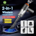 Maytto Car Vacuum Cleaner Handheld Air Blower Wireless Mini Vacuum Cleaner Portable 2-in-1 Car Home Handheld Vacuum Cleaner Air Cleaner Vacuum for Car Office Home Computer Keyboard. 