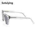 Sutuiying RAY BAN Chim 004 Designer Black Acetate Large Sunglasses For Men Women'S Polarized Square Frame Eyewear Flat UV400 Protection Shades. 