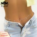 Carat Body Chains Gloss Adjustable Pendant Rhinestone Belly Chains. 