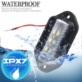 6X LED License Plate Light Waterproof License Plate Tail Light for Trailers, RV, Trucks, Boats. 