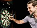 Champion Dart Board - Indoor Hanging Number Target Game with Steel Tip Darts 3 Sizes by ZinZen. 