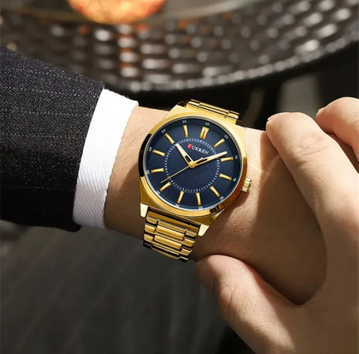 Curren%20Business%20Men%20Gents%20Gold%20Stainless%20Steel%20Luxury%20Elegant%20Rich%20Look%20Wrist%20Watch%20-%20Image%202