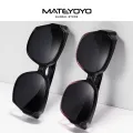 MATEYOYO Women Sunglasses Dual Use Glasses Cover Fashion Sunglasses UV400 Sunglasses Large Frame Sunglasses Glasses Cover HD Polarized Lens Myopia Sunglasses Cover Outdoor Travel Driving. 