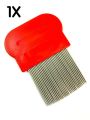 Hair Lice Comb Brushes Terminator Fine Egg Dust Nit Free Removal Stainless Steel. 