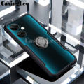 Casinglee for OnePlus Nord N30 Case Hard Clear Transparent Shockproof Car Holder Ring Back Cover Casing Hp OnePlus Nord N30 Phone Cases Cover. 