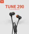 JBL TUNE 290 Wired Earphones Sport Pure Bass Stereo Headset 1-Button Remote Earbuds With Mic T290 In-Ear Headphones For Phones. 
