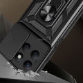 Quiberk for Honor X8b Phone Case Slide Camera Cover Magnetic Kickstand Hard Shockproof Armor Back Casing. 