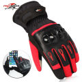 Motorcycle Gloves Winter Warm Waterproof Windproof Protective Gloves 100% Waterproof Guantes Moto Luvas MTV08. 