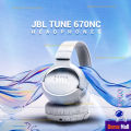 JBL Tune 670NC Wireless Headphones, Adaptive Noise Cancelling with Smart Ambient,  Bluetooth 5.3,  JBL Pure Bass Sound. 
