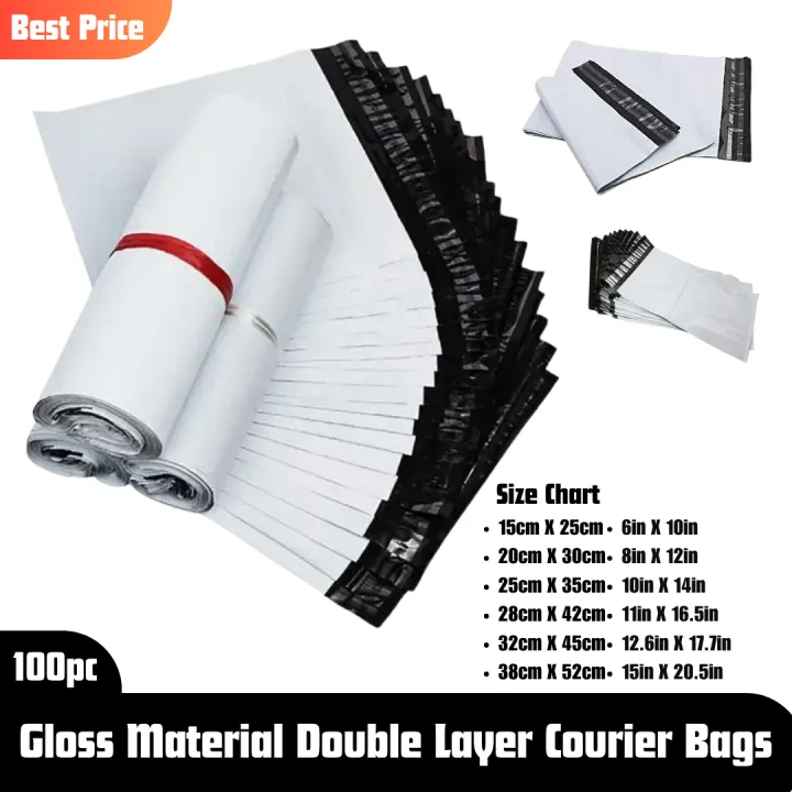 100pcs%20Poly%20Mailer%20White%20Daraz%20Flyers%20Bundle%20of%20100%20Bags%20%202.2mm%20packaging%20material%20Bags%20Plastic%20Poly%20Envelope%20Flyer%20Packs%20Postal%20Safe%20Mailing%20Bags%20Shipping%20packing%20Bags%20-%20Image%202