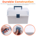 Portable Multifunctional Tool Box Hardware Storage Large Capacity Electrician Maintenance Toolbox Hardware Sorting Box. 