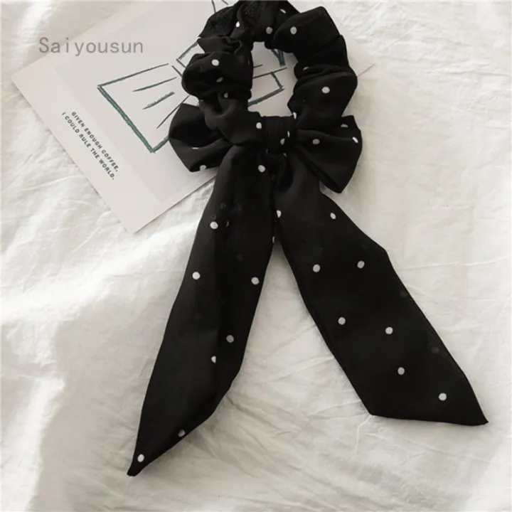 Ribbon%20Elastic%20Rope%20Solid%20Spot%20Scrunchie%20Hair%20Band%20Bow%20Hair%20Headband%20Scarf%20Ties%20-%20Image%203