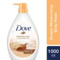 Dove Relaxing Shea Butter Body Wash with Vanilla for Soft Skin, Soothing Scent, 1L REV. 